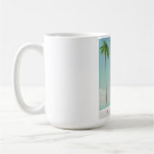 Miami, Florida Palm Reiseplakat. Kaffeetasse (Links)