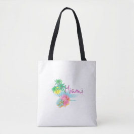 Miami, Florida, Palmen, Blume, Cool Tasche