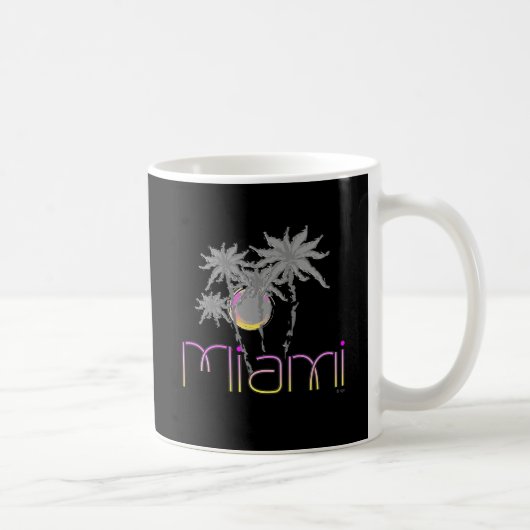 Miami, Florida Palms Cool Kaffeetasse (Rechts)