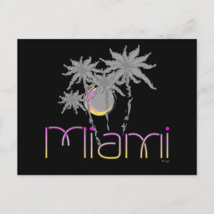 Miami, Florida Palms Cool Postkarte