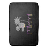 Miami, Florida Palms Modernes Cool Badematte (Vorderseite Vertikal)