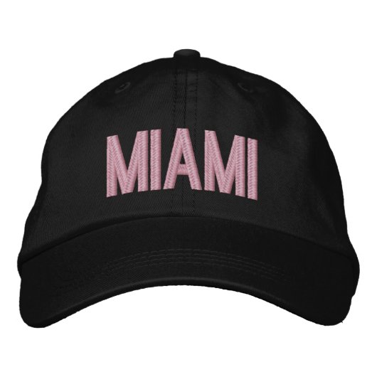 Miami Florida Personalisiert anpassbarer Hut (Vorderseite)