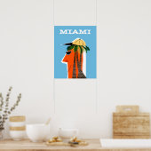 Miami Florida Plakat (Küche)