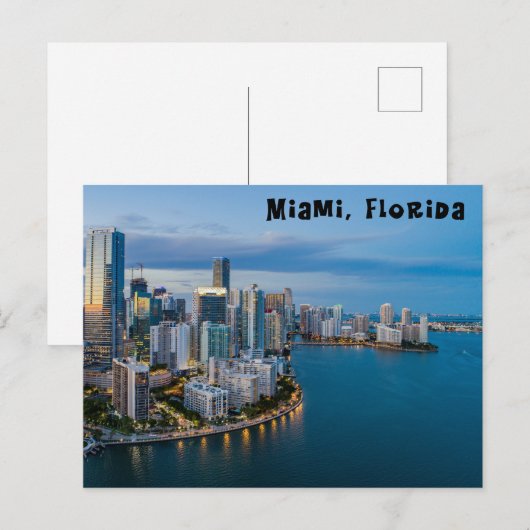 Miami Florida Postcard Postkarte (Vorne/Hinten)