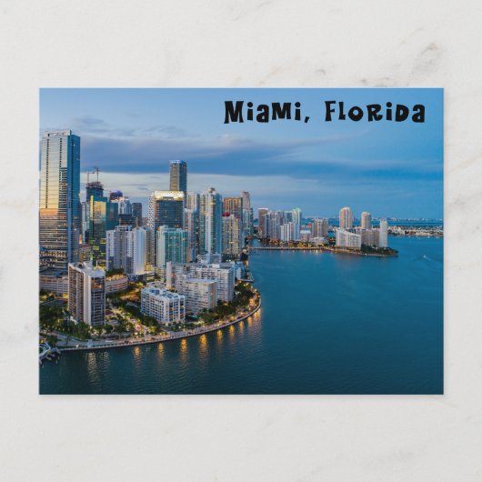Miami Florida Postcard Postkarte (Vorderseite)