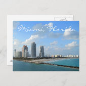 Miami Florida Postcard Postkarte (Vorne/Hinten)