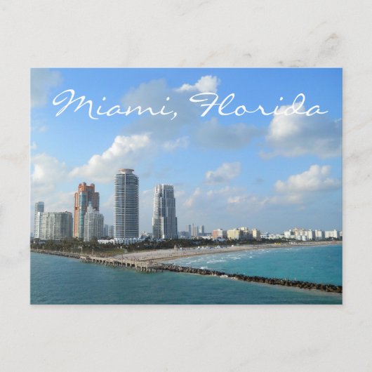 Miami Florida Postcard Postkarte (Vorderseite)