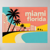 Miami Florida Poster (Vorne)