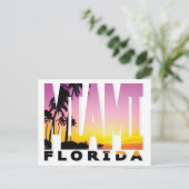 Miami, Florida Postkarte (Stehend Vorderseite)