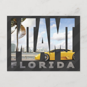 Miami, Florida Postkarte