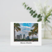 Miami Florida Postkarte (Stehend Vorderseite)
