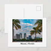 Miami Florida Postkarte (Vorne/Hinten)