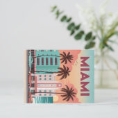 Miami, Florida Postkarte (Stehend Vorderseite)