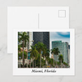 Miami Florida Postkarte (Vorne/Hinten)