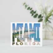 Miami, Florida Postkarte (Stehend Vorderseite)