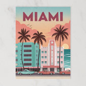 Miami, Florida Postkarte