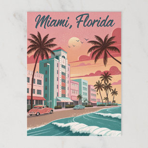 Miami, Florida Postkarte