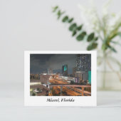 Miami Florida Postkarte (Stehend Vorderseite)
