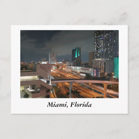 Miami Florida Postkarte (Vorderseite)