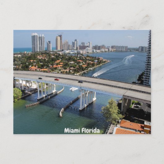 Miami ,Florida Postkarte (Vorderseite)