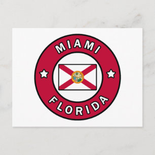 Miami Florida Postkarte