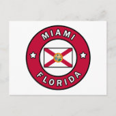 Miami Florida Postkarte (Vorderseite)