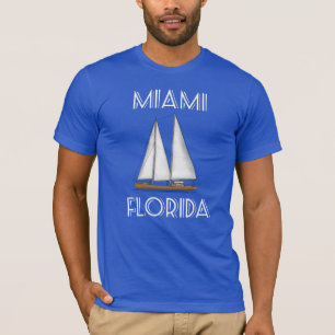 Miami Florida Sailing T-Shirt