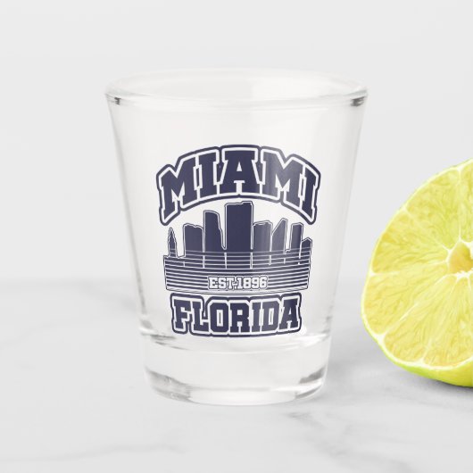 Miami, Florida Schnapsglas (Vorderseite)