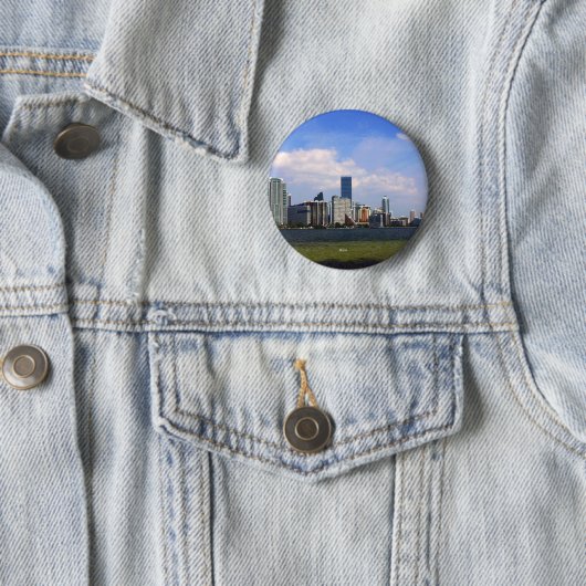 Miami Florida Skyline Button (Beispiel)