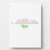 Miami, Florida Skyline Fotoplatte (Vorderseite)