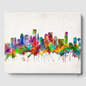 Miami Florida Skyline Gästebuch (Rückseite)