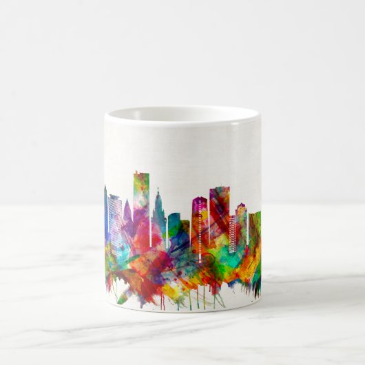 Miami Florida Skyline Kaffeetasse (Mittel)