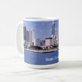 Miami, Florida Skyline Kaffeetasse (Vorderseite Links)