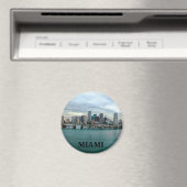 Miami Florida Skyline Magnet (In Situ (Geschirrspüler))