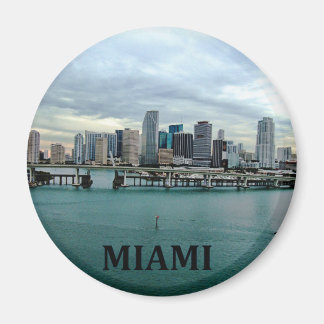 Miami Florida Skyline Magnet