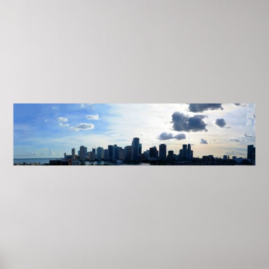 Miami, Florida Skyline Poster (Vorne)
