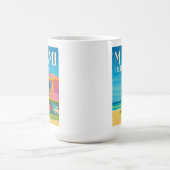 Miami Florida South Beach Life Garde Art Deco Kaffeetasse (Mittel)