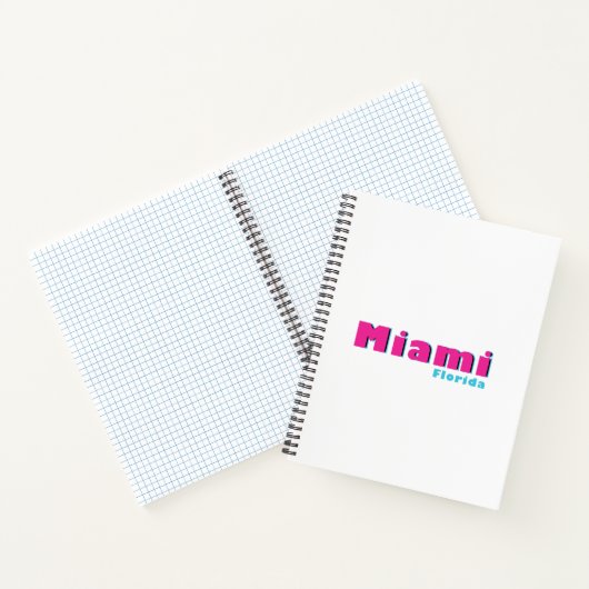 Miami, Florida Spiral Notebook Notizblock (Innenseite)