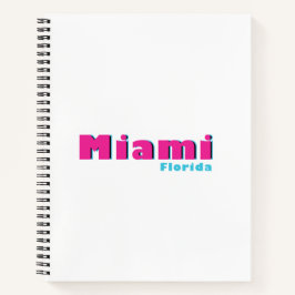 Miami, Florida Spiral Notebook Notizblock