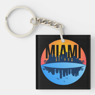 Miami Florida Stadtbild Skyline Foto Schlüsselanhänger