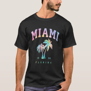 Miami Florida Strand Sommerurlaub Vintage 70er Jah T-Shirt