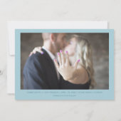 Miami Florida Strandhochzeit Foto Save the Date (Rückseite)