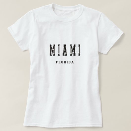 Miami Florida T-Shirt (Design vorne)