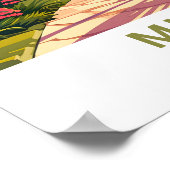 Miami Florida Travel Print Poster (Ecke)