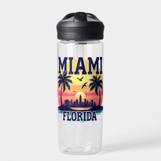 MIAMI FLORIDA TRINKFLASCHE (Vorderseite)