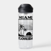 Miami, Florida Trinkflasche (Rückseite)