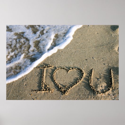 Miami, Florida, USA Ich Liebe dich Poster (Vorne)