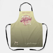 Miami Florida USA Koch Restaurant Koch Apro Schürze (Vorderseite)