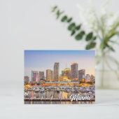 Miami, Florida, USA Postkarte (Stehend Vorderseite)