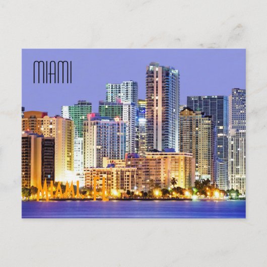 Miami, Florida, USA Postkarte (Vorderseite)